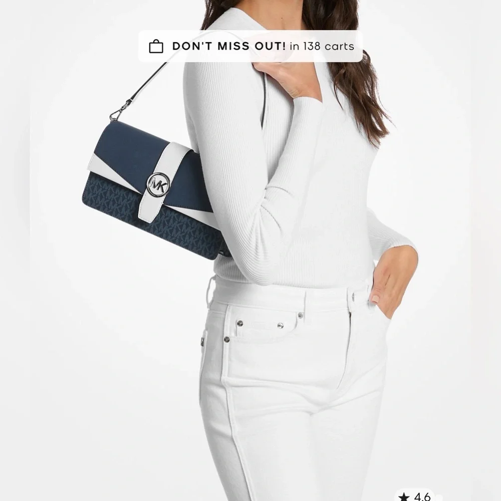 Greenwich Medium Signature Logo Convertible Shoulder Bag‎ originally $328
